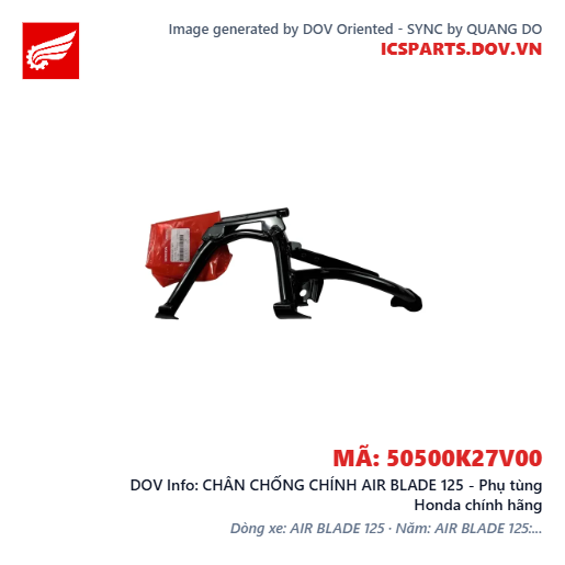 CHÂN CHỐNG CHÍNH AIR BLADE 125 - Phụ tùng Honda chính hãng