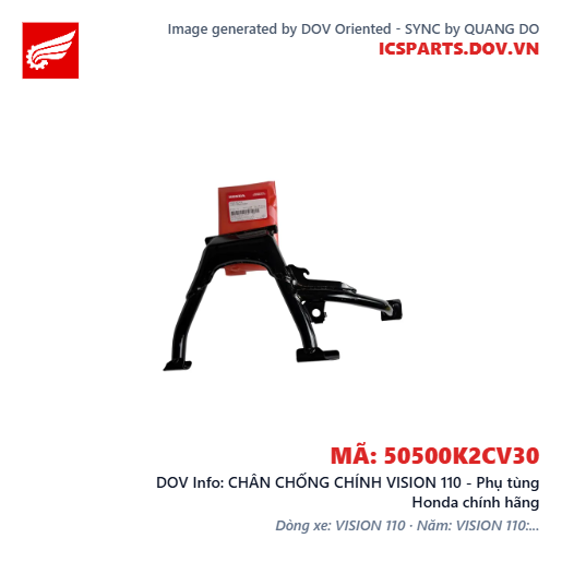 CHÂN CHỐNG CHÍNH VISION 110 - Phụ tùng Honda chính hãng