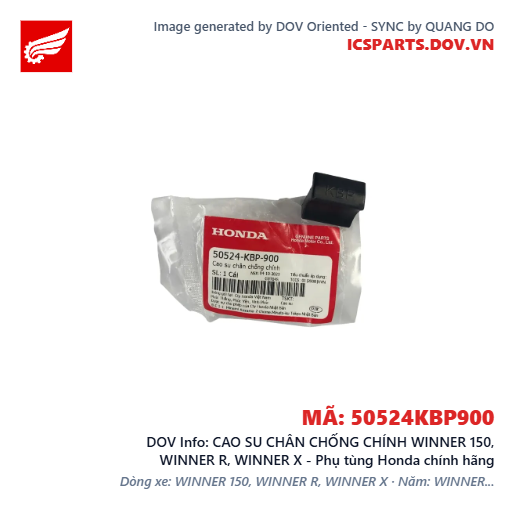 CAO SU CHÂN CHỐNG CHÍNH WINNER 150, WINNER R, WINNER X - Phụ tùng Honda chính hãng