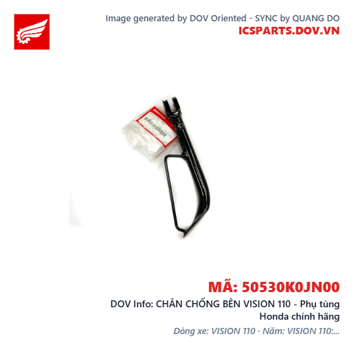 CHÂN CHỐNG BÊN VISION 110 - Phụ tùng Honda chính hãng