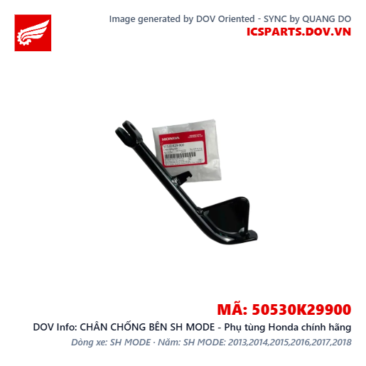 CHÂN CHỐNG BÊN SH MODE - Phụ tùng Honda chính hãng