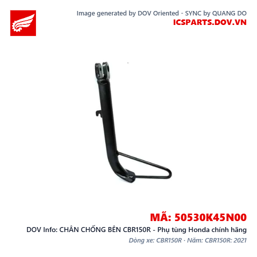 CHÂN CHỐNG BÊN CBR150R - Phụ tùng Honda chính hãng