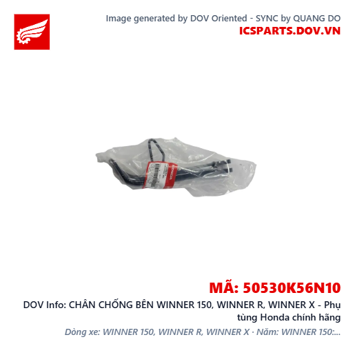 CHÂN CHỐNG BÊN WINNER 150, WINNER R, WINNER X - Phụ tùng Honda chính hãng