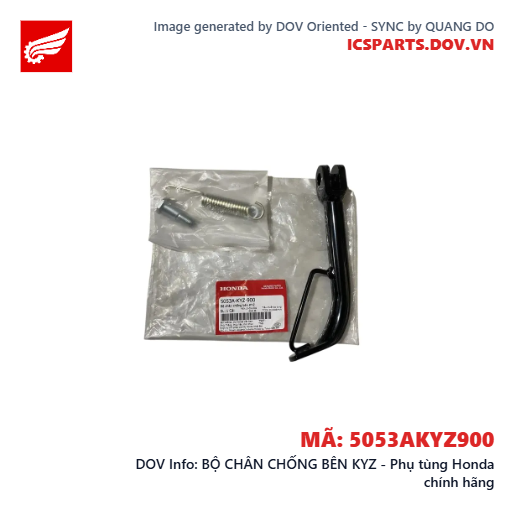 BỘ CHÂN CHỐNG BÊN KYZ - Phụ tùng Honda chính hãng
