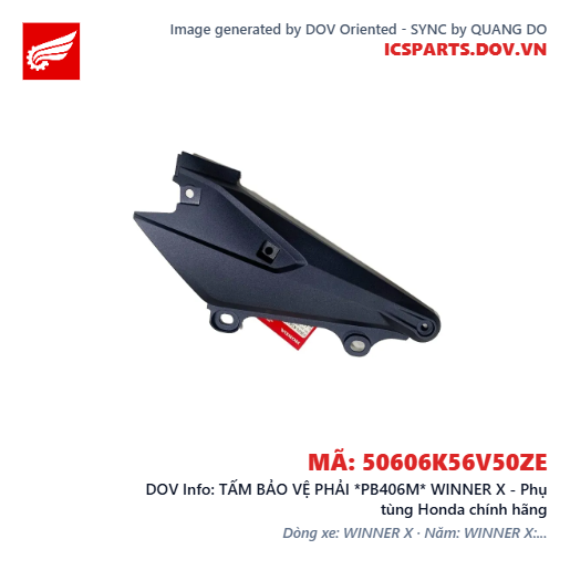 TẤM BẢO VỆ PHẢI *PB406M* WINNER X - Phụ tùng Honda chính hãng