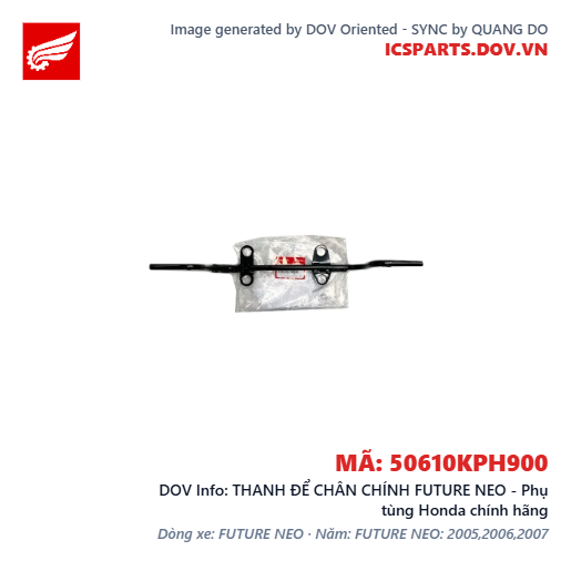 THANH ĐỂ CHÂN CHÍNH FUTURE NEO - Phụ tùng Honda chính hãng