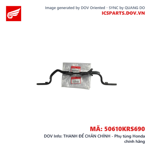 THANH ĐỂ CHÂN CHÍNH - Phụ tùng Honda chính hãng