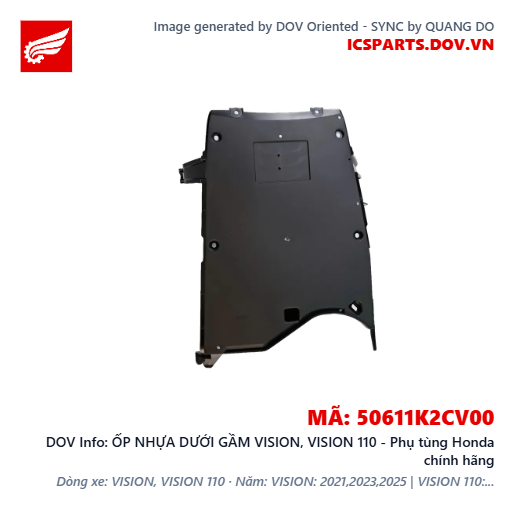 ỐP NHỰA DƯỚI GẦM VISION, VISION 110 - Phụ tùng Honda chính hãng