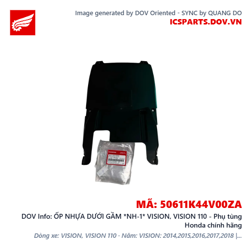 ỐP NHỰA DƯỚI GẦM *NH-1* VISION, VISION 110 - Phụ tùng Honda chính hãng
