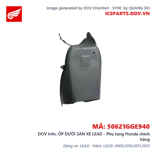 ỐP DƯỚI SÀN XE LEAD - Phụ tùng Honda chính hãng