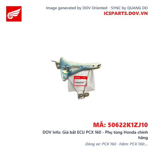 Giá bắt ECU PCX 160 - Phụ tùng Honda chính hãng