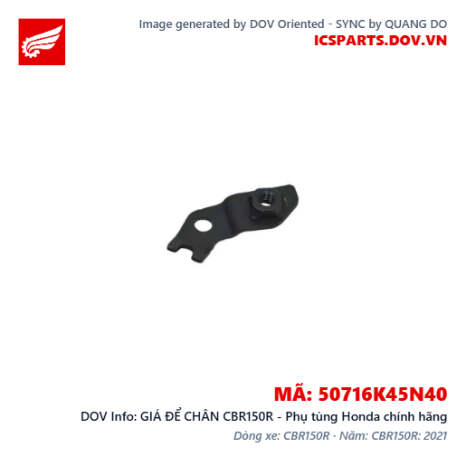 GIÁ ĐỂ CHÂN CBR150R - Phụ tùng Honda chính hãng