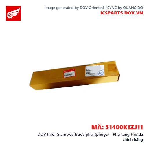 Giảm xóc trước phải (phuộc) - Phụ tùng Honda chính hãng