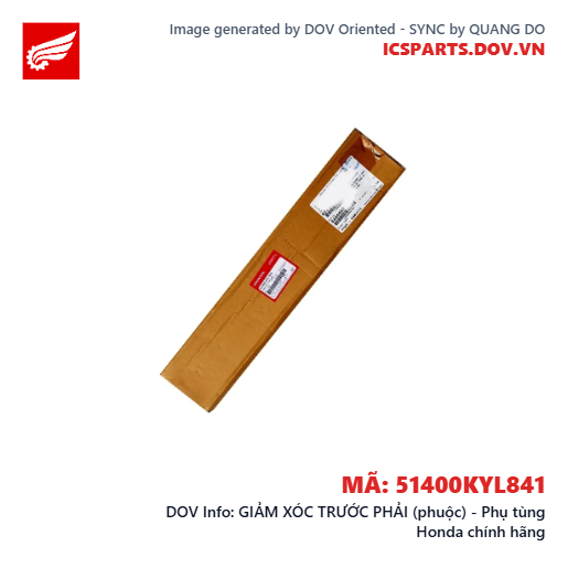 GIẢM XÓC TRƯỚC PHẢI (phuộc) - Phụ tùng Honda chính hãng