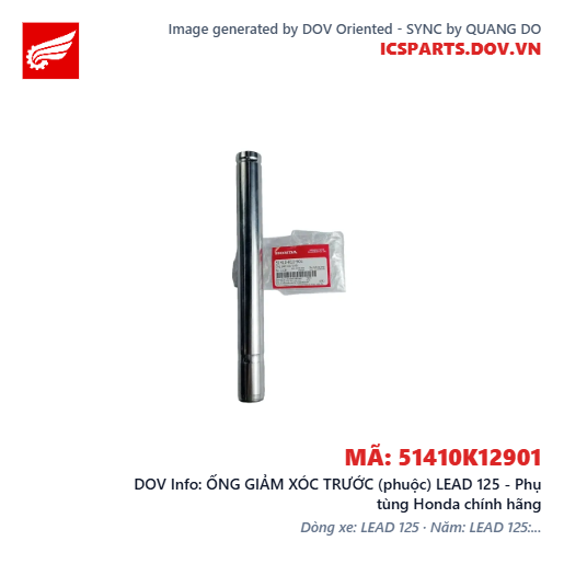 ỐNG GIẢM XÓC TRƯỚC (phuộc) LEAD 125 - Phụ tùng Honda chính hãng