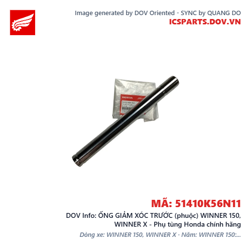 ỐNG GIẢM XÓC TRƯỚC (phuộc) WINNER 150, WINNER X - Phụ tùng Honda chính hãng