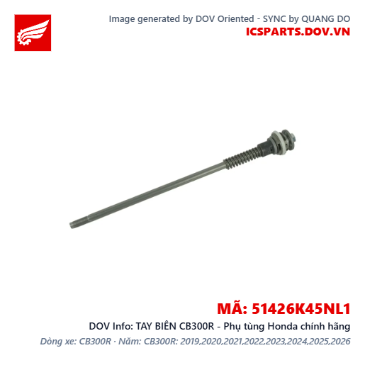TAY BIÊN CB300R - Phụ tùng Honda chính hãng