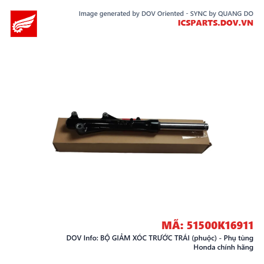 BỘ GIẢM XÓC TRƯỚC TRÁI (phuộc) - Phụ tùng Honda chính hãng