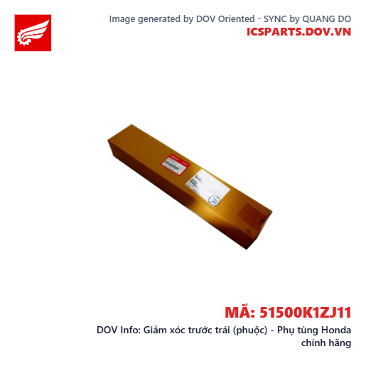 Giảm xóc trước trái (phuộc) - Phụ tùng Honda chính hãng