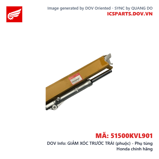 GIẢM XÓC TRƯỚC TRÁI (phuộc) - Phụ tùng Honda chính hãng