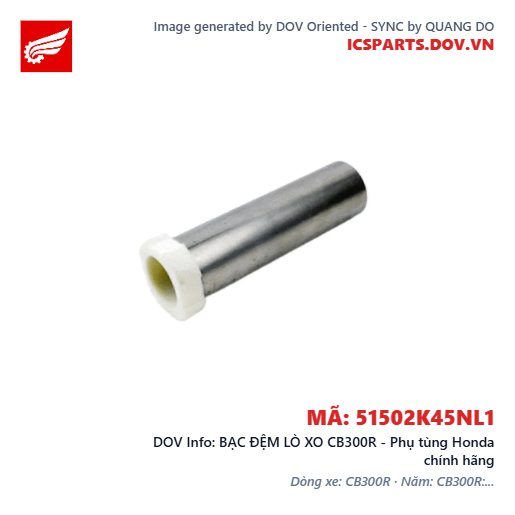 BẠC ĐỆM LÒ XO CB300R - Phụ tùng Honda chính hãng