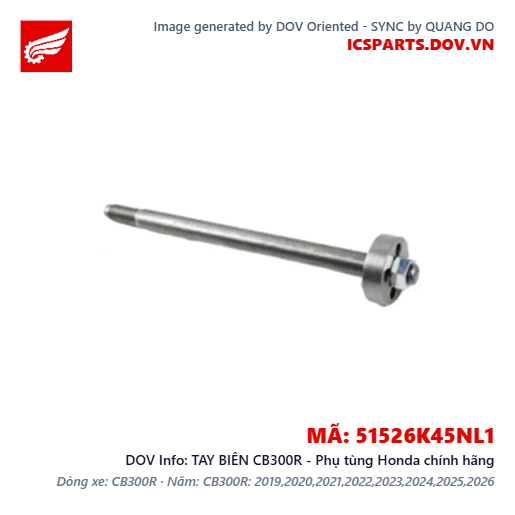 TAY BIÊN CB300R - Phụ tùng Honda chính hãng