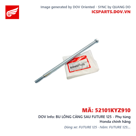 BU LÔNG CÀNG SAU FUTURE 125 - Phụ tùng Honda chính hãng