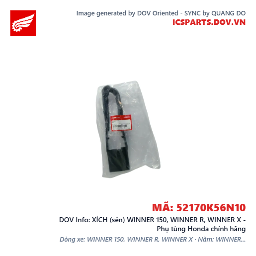 XÍCH (sên) WINNER 150, WINNER R, WINNER X - Phụ tùng Honda chính hãng