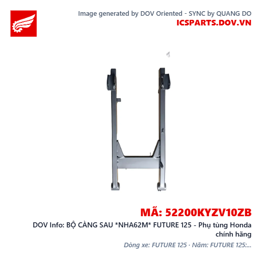 BỘ CÀNG SAU *NHA62M* FUTURE 125 - Phụ tùng Honda chính hãng