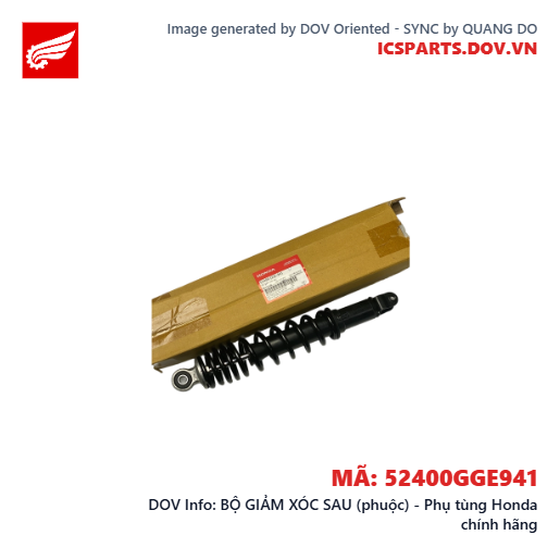 BỘ GIẢM XÓC SAU (phuộc) - Phụ tùng Honda chính hãng