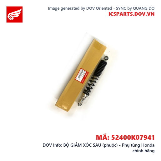 BỘ GIẢM XÓC SAU (phuộc) - Phụ tùng Honda chính hãng