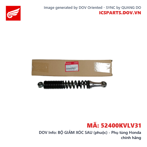 BỘ GIẢM XÓC SAU (phuộc) - Phụ tùng Honda chính hãng