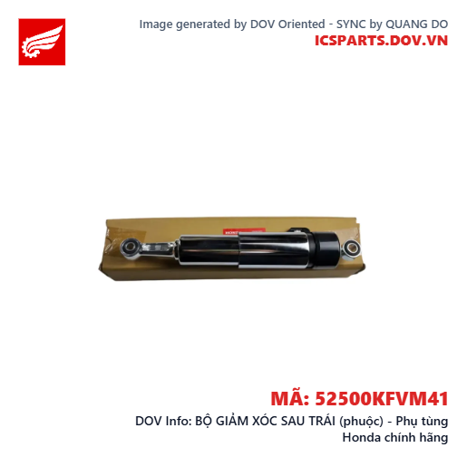 BỘ GIẢM XÓC SAU TRÁI (phuộc) - Phụ tùng Honda chính hãng