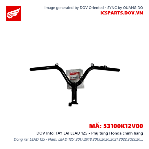 TAY LÁI LEAD 125 - Phụ tùng Honda chính hãng