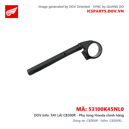 TAY LÁI CB300R - Phụ tùng Honda chính hãng