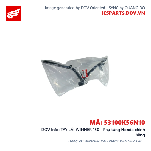 TAY LÁI WINNER 150 - Phụ tùng Honda chính hãng