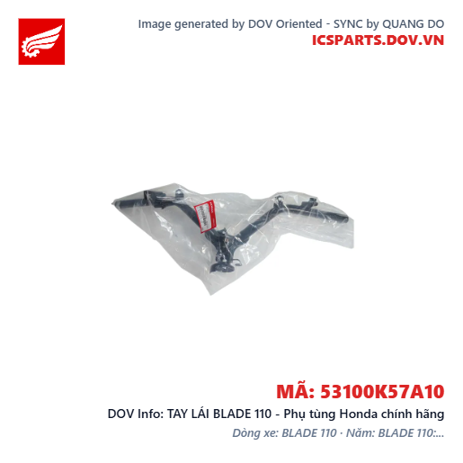 TAY LÁI BLADE 110 - Phụ tùng Honda chính hãng