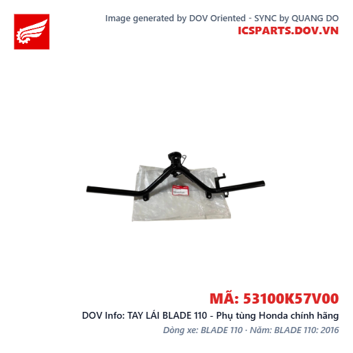 TAY LÁI BLADE 110 - Phụ tùng Honda chính hãng