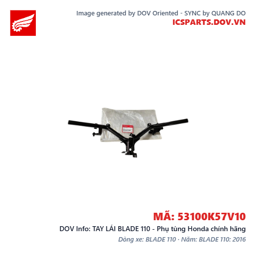 TAY LÁI BLADE 110 - Phụ tùng Honda chính hãng