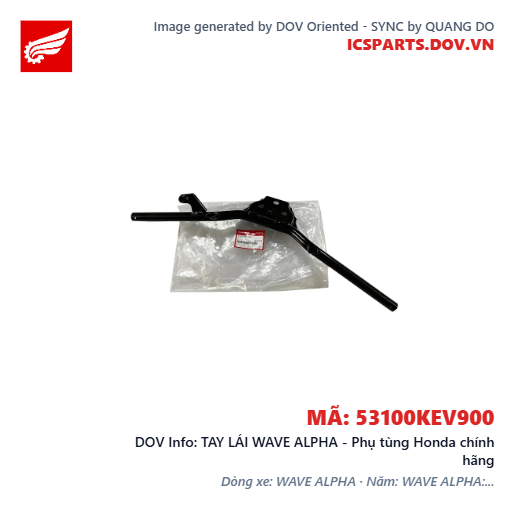 TAY LÁI WAVE ALPHA - Phụ tùng Honda chính hãng
