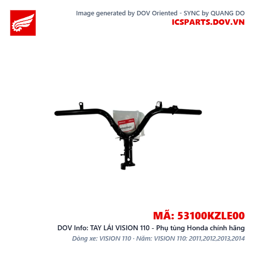 TAY LÁI VISION 110 - Phụ tùng Honda chính hãng
