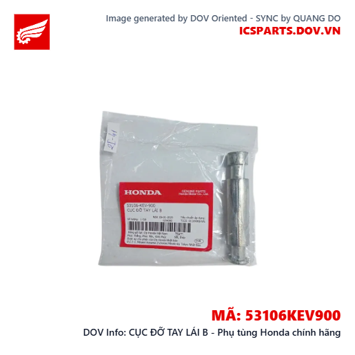 CỤC ĐỠ TAY LÁI B - Phụ tùng Honda chính hãng