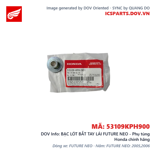 BẠC LÓT BẮT TAY LÁI FUTURE NEO - Phụ tùng Honda chính hãng
