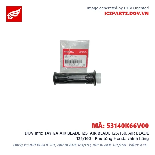TAY GA AIR BLADE 125, AIR BLADE 125/150, AIR BLADE 125/160 - Phụ tùng Honda chính hãng