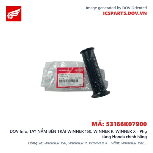 TAY NẮM BÊN TRÁI WINNER 150, WINNER R, WINNER X - Phụ tùng Honda chính hãng