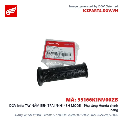 TAY NẮM BÊN TRÁI *NH1* SH MODE - Phụ tùng Honda chính hãng