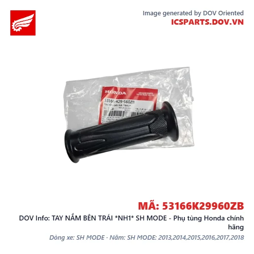 TAY NẮM BÊN TRÁI *NH1* SH MODE - Phụ tùng Honda chính hãng