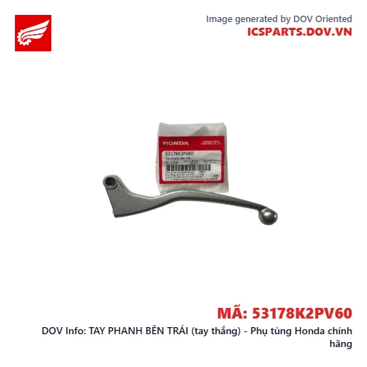 TAY PHANH BÊN TRÁI (tay thắng) - Phụ tùng Honda chính hãng