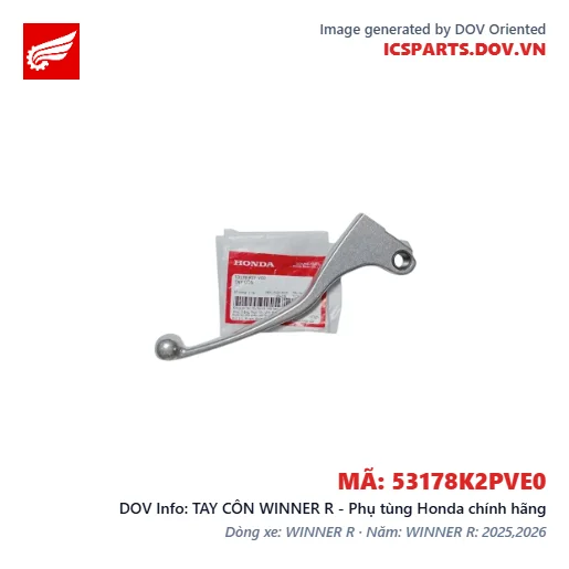 TAY CÔN WINNER R - Phụ tùng Honda chính hãng