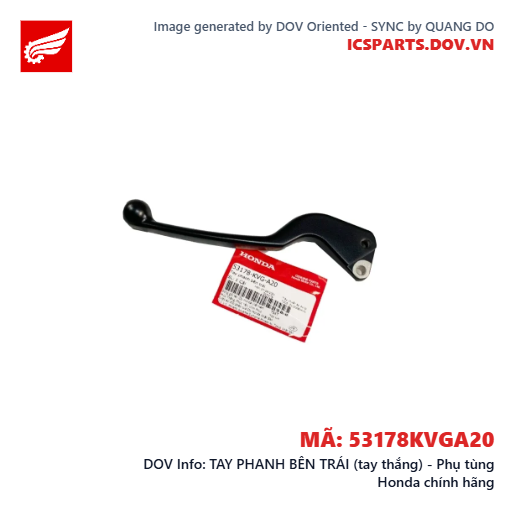TAY PHANH BÊN TRÁI (tay thắng) - Phụ tùng Honda chính hãng